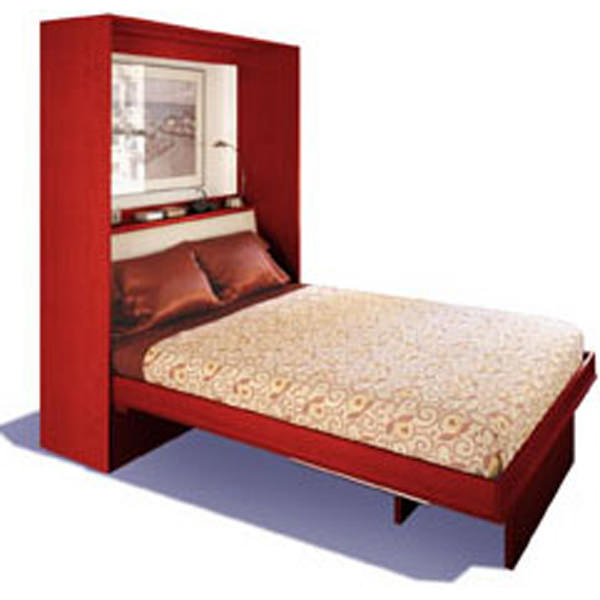 4 تخت خواب و کتابخانه